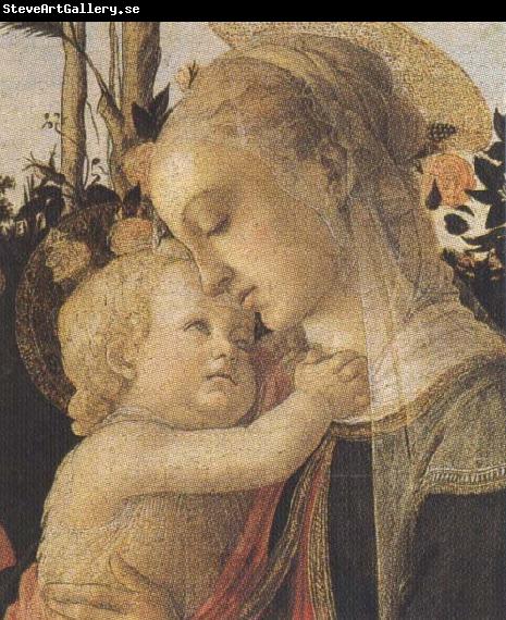 Sandro Botticelli Madonna of the Rose Garden or Madonna and Child with St John the Baptist